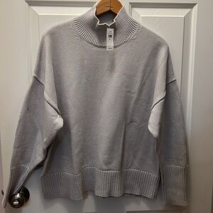 Women’s Gap Long Sleeved Cotton Sweater With Ribbed Sleeves, Neck & Waistband XL